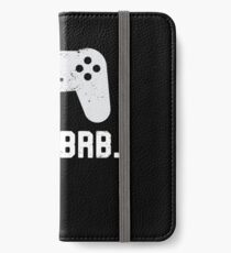 AFK. BRB. Away From Keyboard Gamer Controller iPhone Wallet/Case/Skin
