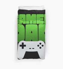 Gamer Dad Funny Retro Console Gaming Duvet Cover