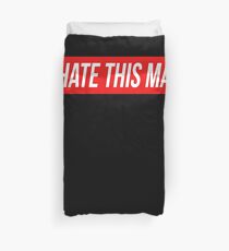 I Hate This Map Trendy Funny Gamer Duvet Cover