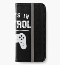 Always In Control Funny Retro Console Gaming iPhone Wallet/Case/Skin