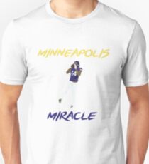 Stefon Diggs 'Minneapolis Miracle' Minimalist Art // Phone case, tshirt, stickers and more Unisex T-Shirt