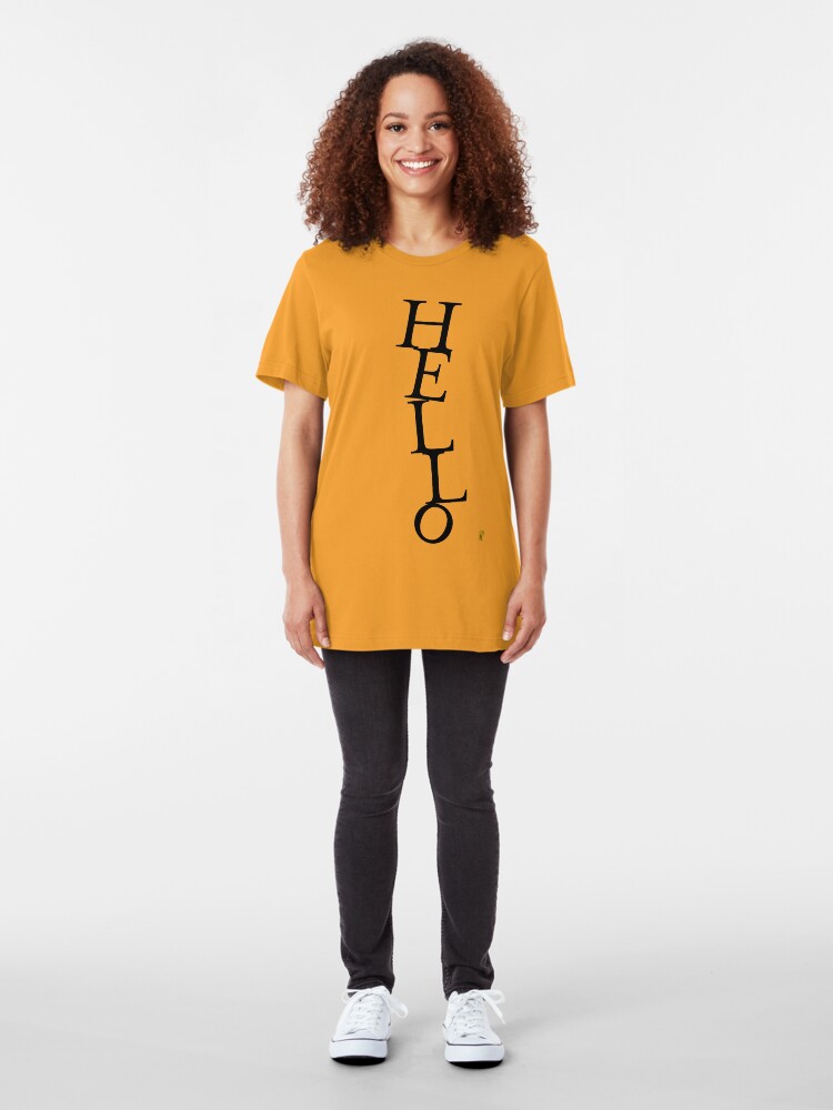 Alternate view of HELLO Slim Fit T-Shirt