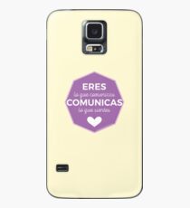 Funda/vinilo para Samsung Galaxy Mensaje Comunicación Emocional