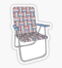 Lawn chair Sticker