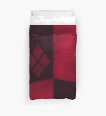 Harlequins and Stitches Rolling Around in Ditches Duvet Cover