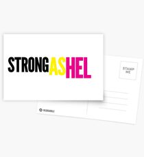 Females Are “Strong As Hell” (white bg) Postcards