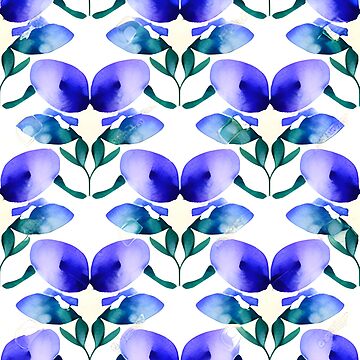 Artwork thumbnail, Flower Pattern "Kristin" by patternsforp