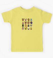 Five Nights at Freddy's - Pixel art - Multiple Characters Kids Tee