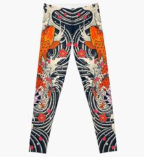 Koi Fish Pond Leggings