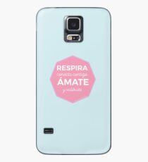 Funda/vinilo para Samsung Galaxy Respira y conecta contigo