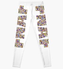 Five Nights at Freddy's - Pixel art - FNAF Typography Leggings