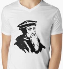 John Calvin Men's V-Neck T-Shirt