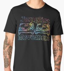 Junglist Movement - Tye Dye Sketch Men's Premium T-Shirt