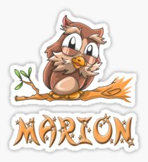 Marion Owl Sticker