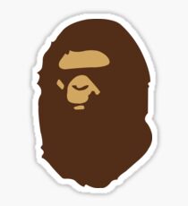 Bape Gorilla Head Sticker