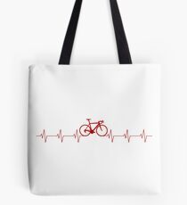 Heartbeat Cycling Tote Bag