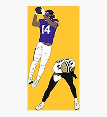 Stefon Diggs Catch Photographic Print