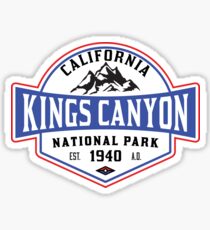 Kings Canyon National Park California Sticker
