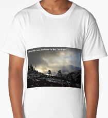 Scottish Highland Scene With John Muir Quote Long T-Shirt