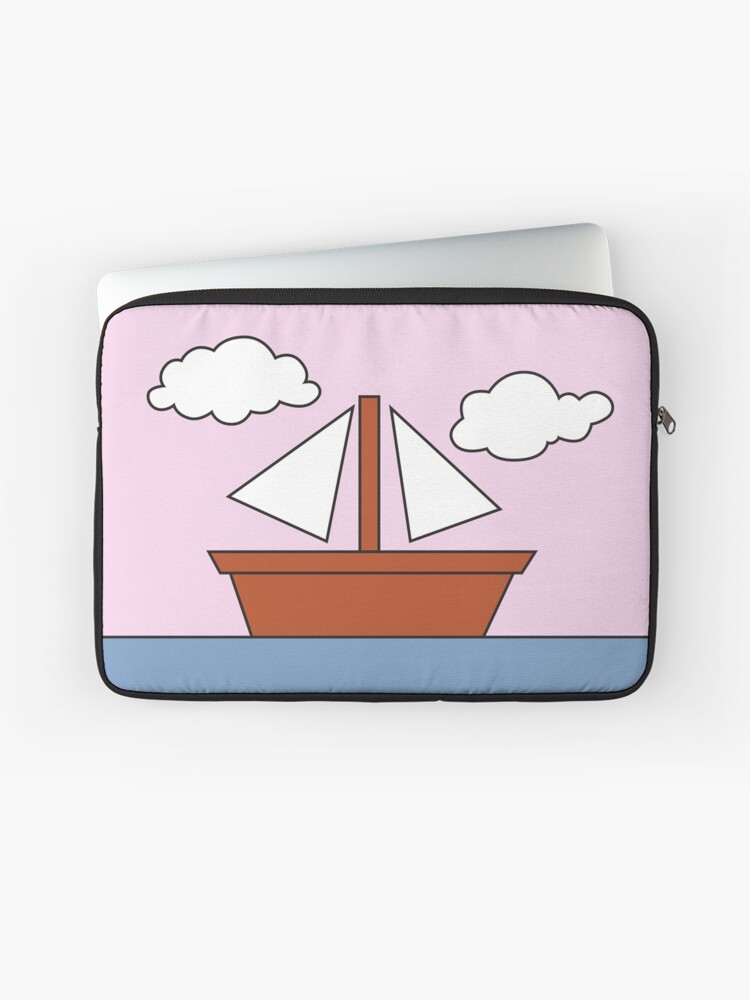 The Simpsons Living Room Boat Picture Pink Version Laptop Sleeve