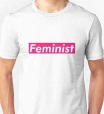 Feminist Supreme Box Logo Parody Unisex T-Shirt