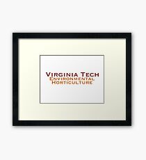 Virginia Tech Environmental Horticulture Framed Print