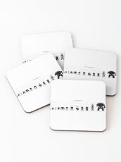 Warhammer 40k Size Chart Coasters
