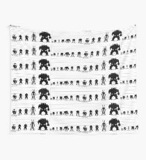 Warhammer 40k Size Chart Wall Tapestry