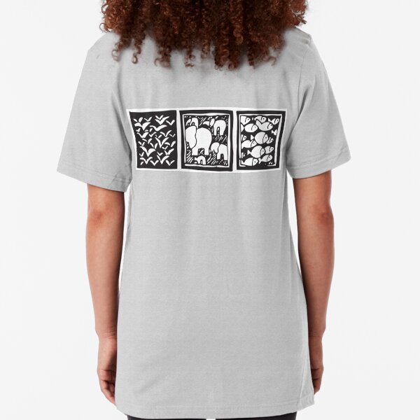 Three Icons Tee Slim Fit T-Shirt