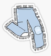 Tiny meat gang clout Sticker