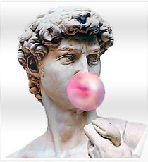 Bubblegum Statue Poster