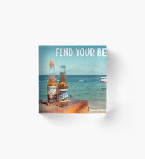 Find Your Beach Acrylic Block