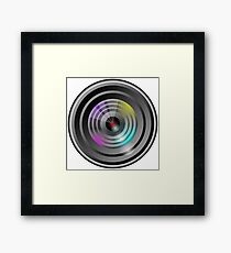Camera Lens Framed Print