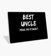 Vinilo para portátil Best Uncle Period End of Subject