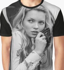 KATE MOSS Foto, Fotograf Grafik T-Shirt
