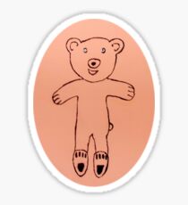 Teddy Bear - Ourson - Martin Boisvert Sticker