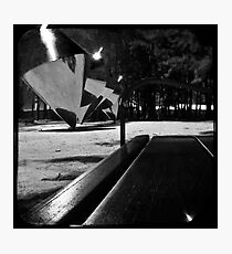 Park Bench Photographic Print