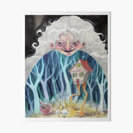 Baba Yaga Art Board Print