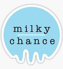 milky chance original light blue design! Sticker