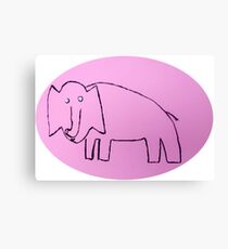 Éléphant - Martin Boisvert Canvas Print