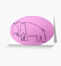 Éléphant - Martin Boisvert Carte de vœux