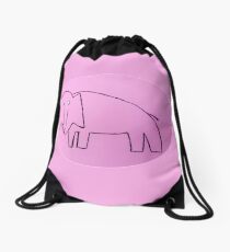 Éléphant - Martin Boisvert Drawstring Bag