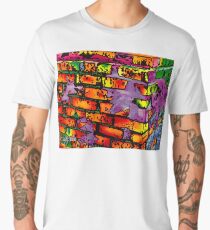 Psychedelic Bricks Men's Premium T-Shirt