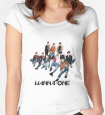 WANNA ONE - GROUP Women's Fitted Scoop T-Shirt