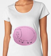 Pig - Cochon - Martin Boisvert T-shirt premium femme