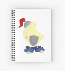 Pantless Knight Textless Logo Spiral Notebook