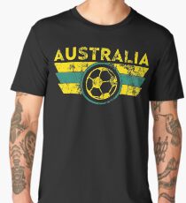 Australia Football Jersey Shirt World Cup Soccer Aussie Socceroos Men's Premium T-Shirt