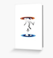 Portal Teleport Greeting Card
