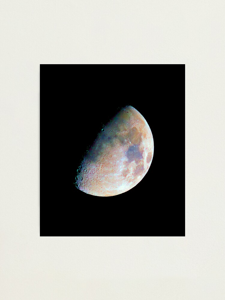 Alternate view of The moon in colour Photographic Print