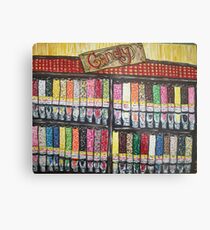 "Skewed Candy Store" Metal Print